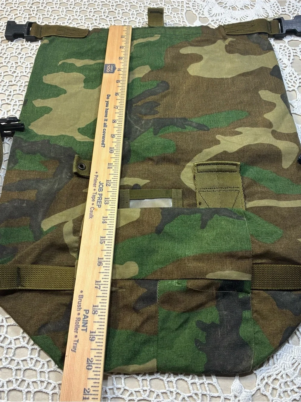 Military Issue Raleigh Industries Protective Ensemble Carrying Bag Woodland Camo
